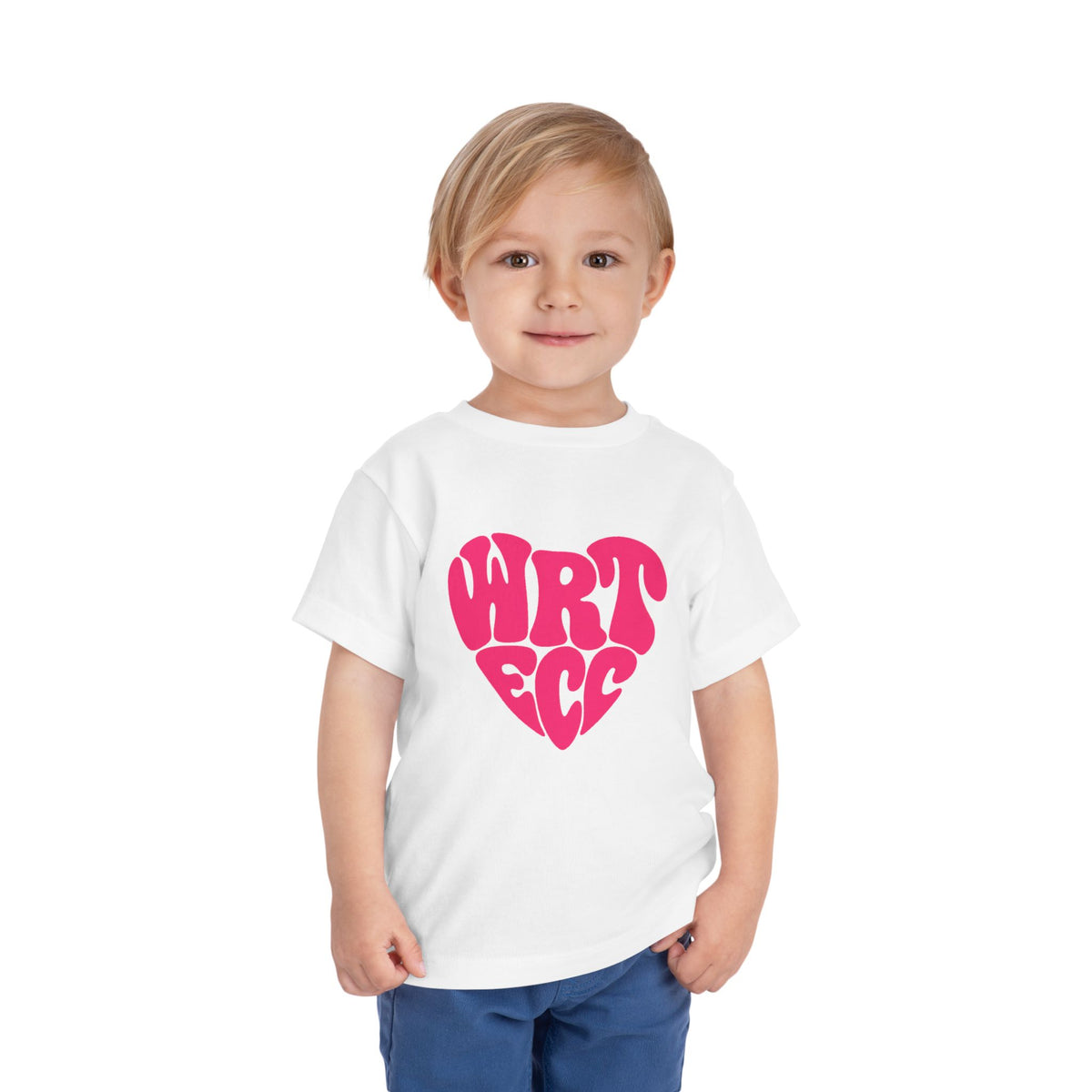 “Full Heart” 💙 Warped Heart Type WRT ECC Toddler Spirit Tee by CGO