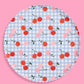 Cherry party bundle displayed on pink background