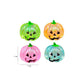 12PCS - Glitter Halloween Pumpkin Squeeze Squishy Stress Relief Toy