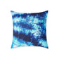 Blue Tie Dye Square Poly Canvas Pillow with a playful design, perfect for adding a pop of color to any room. Ideal for lounging or snuggling, this eye-catching pillow enhances your home decor while reflecting your unique style.