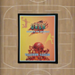 Personalized trading card book designed to hold up to 360 standard-size cards. This 9.65 x 12" binder features 9 pockets per sheet, durable cover, side-loading pockets, and an elastic strap closure to secure cards, making it perfect for various trading card collections.