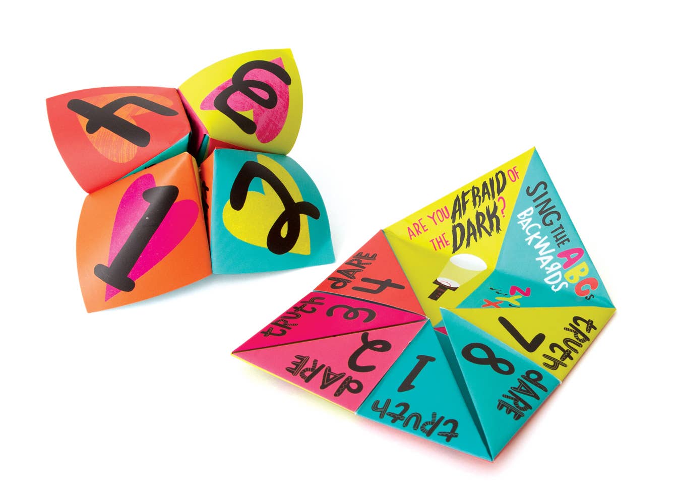 Classroom Valentine cootie catcher activity set