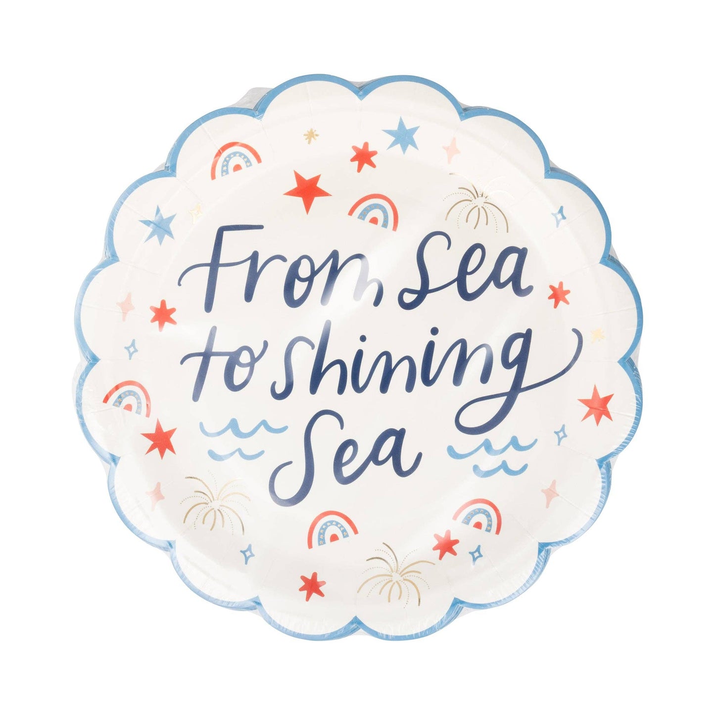 From Sea to Shining Sea 🇺🇸 Shining Sea Plate (8 ct)