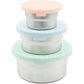 "Nest Egg" 🥣 Stainless Steel Nesting Food Storage Containers (Set of 3) by WeeSprout