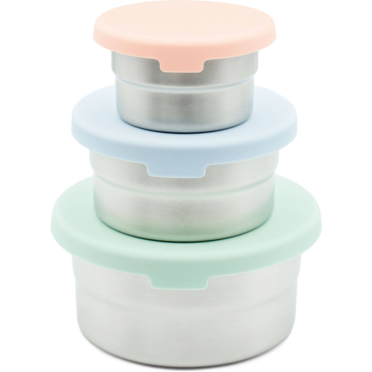"Nest Egg" 🥣 Stainless Steel Nesting Food Storage Containers (Set of 3) by WeeSprout