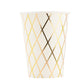 Celebrate sports-themed parties with these basketball party cups, featuring a net design. Ideal for kids' parties, each cup holds 12 oz and is stylishly crafted.