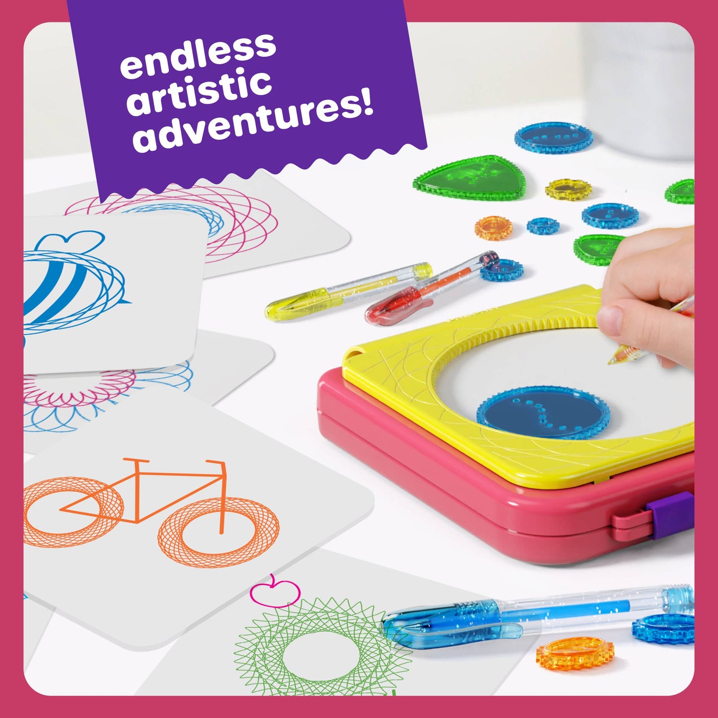 "Spinning Out" 🌀 Spiral Art Drawing Kit by Dan&Darci