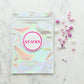 SWIFTIES 'Lavender Haze' Friendship Bracelet Kit with Light Purple Pearls, Crystals, and Heart Beads, Includes Personalization for 1 Word or Name, Comes in a Silver Bag.