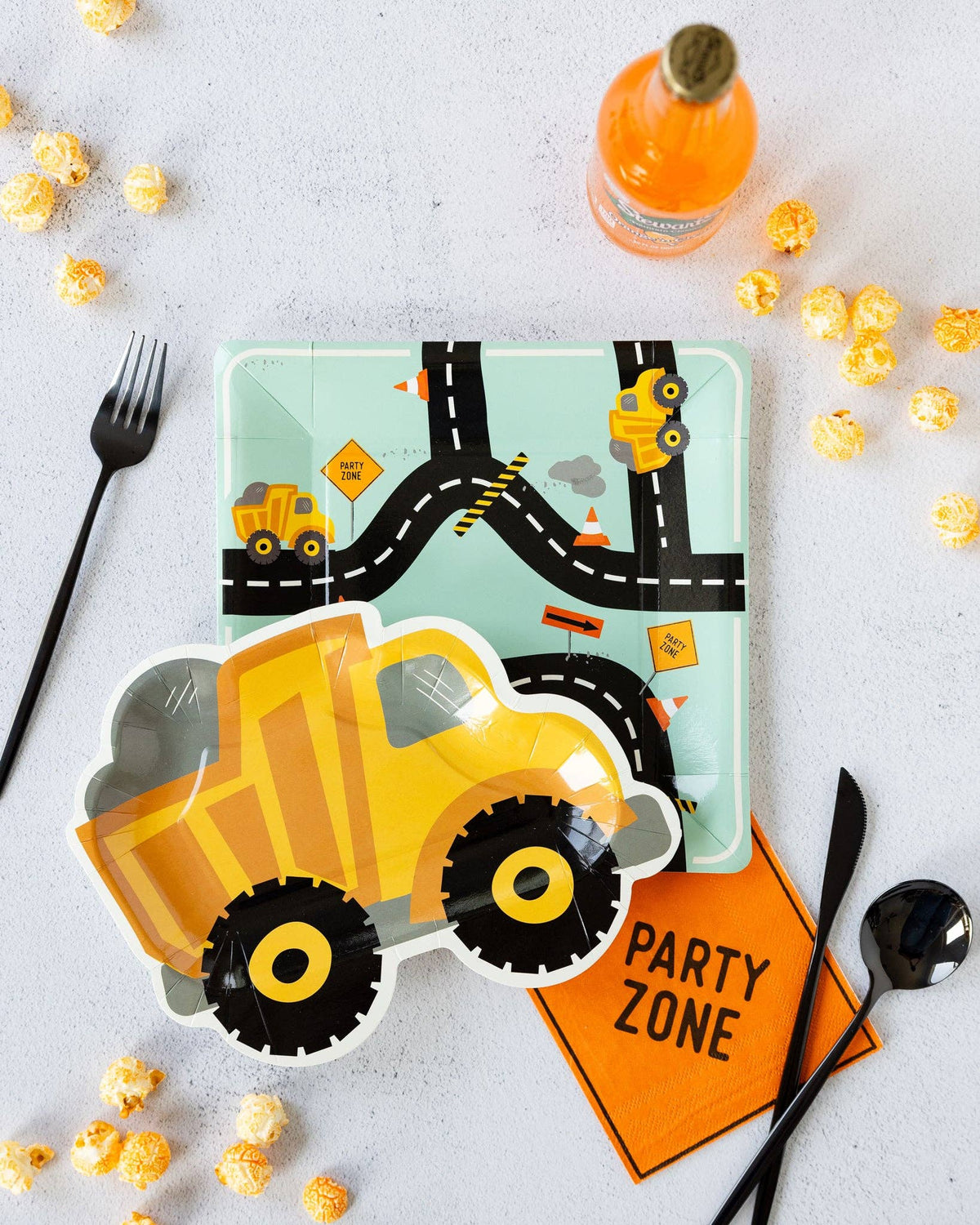 “Men at Work” 🚧 Construction Sign Party Napkins by My Mind’s Eye