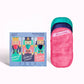 Nutcracker Gift Set by Makeup Eraser, featuring three colorful nutcracker-themed packaging designs. Includes reusable pink and teal makeup remover cloths with a soft, plush texture. Perfect for the holiday season, skincare gifts, or sustainable beauty enthusiasts.