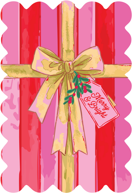 “Push Comes to Shove” 🎄 Christmas Mahjong Tile Pushers (Set of 2) by Girl Tribe Co
