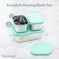 "Packed with Purpose" 🍱 Stainless Steel Bento Box Lunch Set with Silicone Lids by WeeSprout