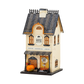 “Haunted Curb Appeal” 👻 Light-Up Halloween Paper House by My Mind’s Eye