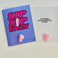 “Sip Sip Hooray! 💦 Camp Card w/ water bottle shoe charm