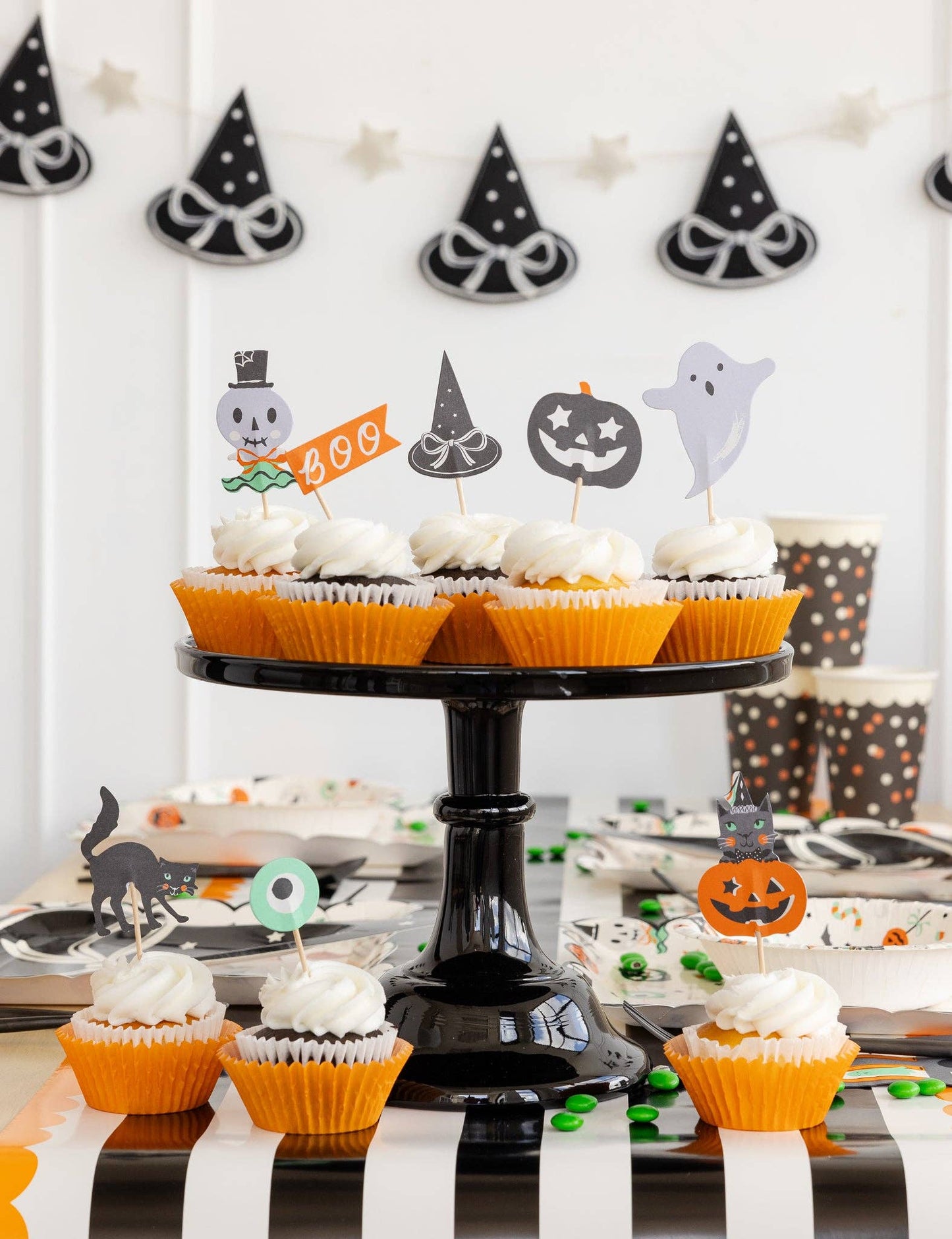 “Pick Your Poison” ☠️ Halloween Cupcake Party Picks (8 Count) by My Mind's Eye
