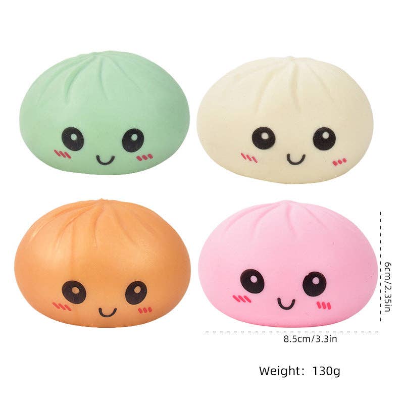 “Dumpling Drama” 🥟 Mystery Mini Squishy Dumpling Stress Toy by Auraquise