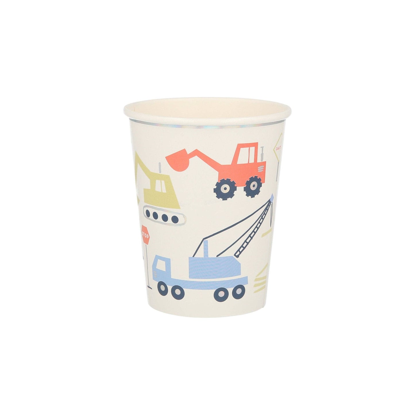 "Sip & Build" 🚧 Construction Party Cups by Meri Meri