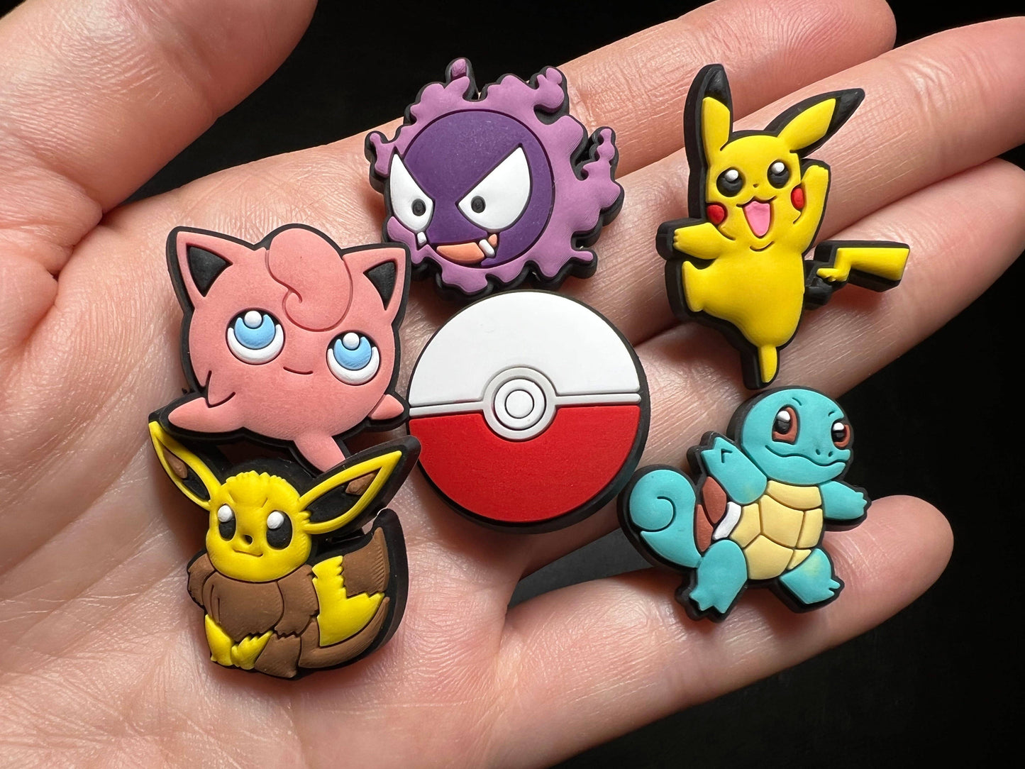"Gotta Charm 'Em All" 🎮 Pokémon Croc Charm Set (20-Pack) by JuliesDecal