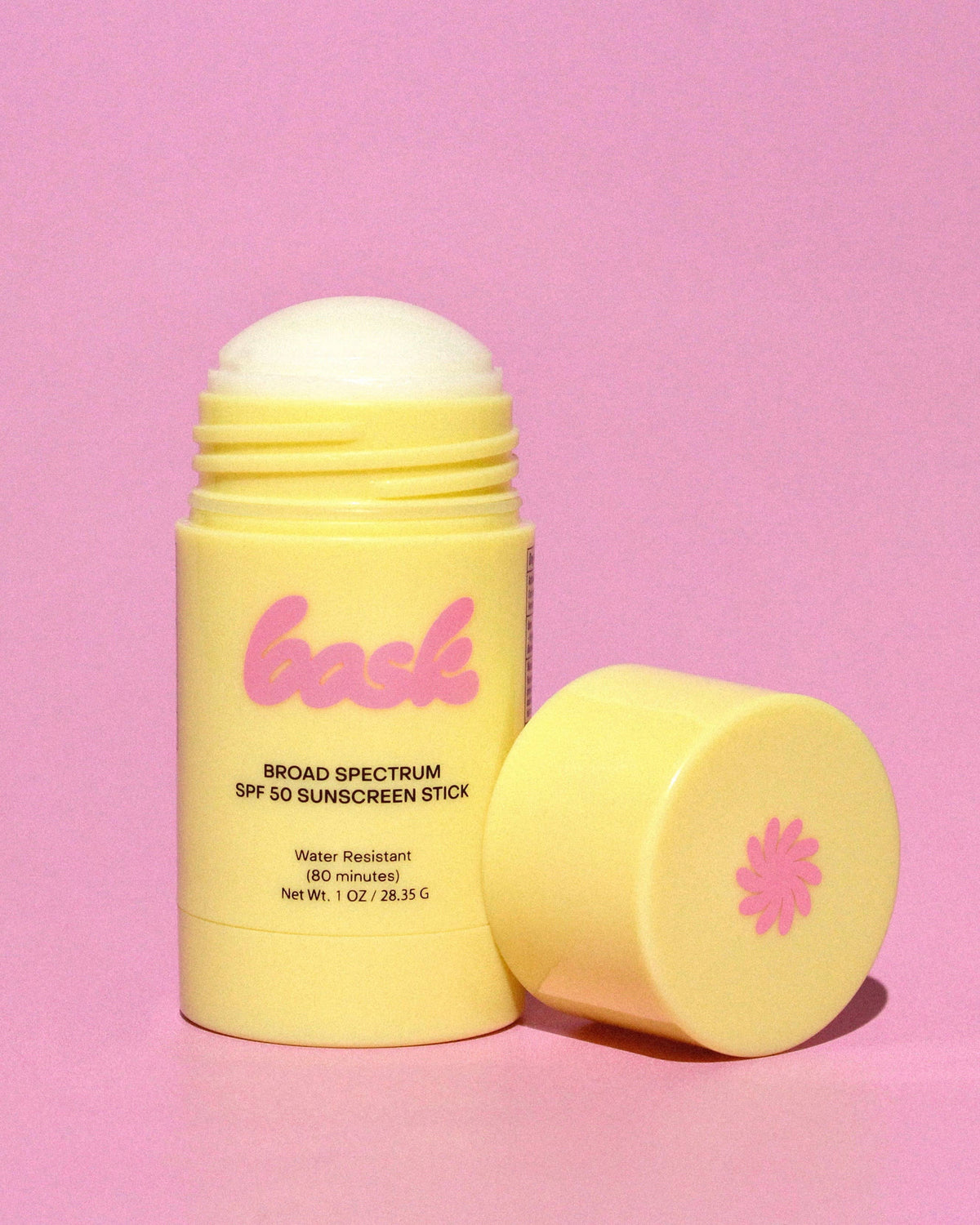 "Swipe & Protect" ☀️ Bask SPF 50 Fragrance-Free Sunscreen Stick (Face & Lip)