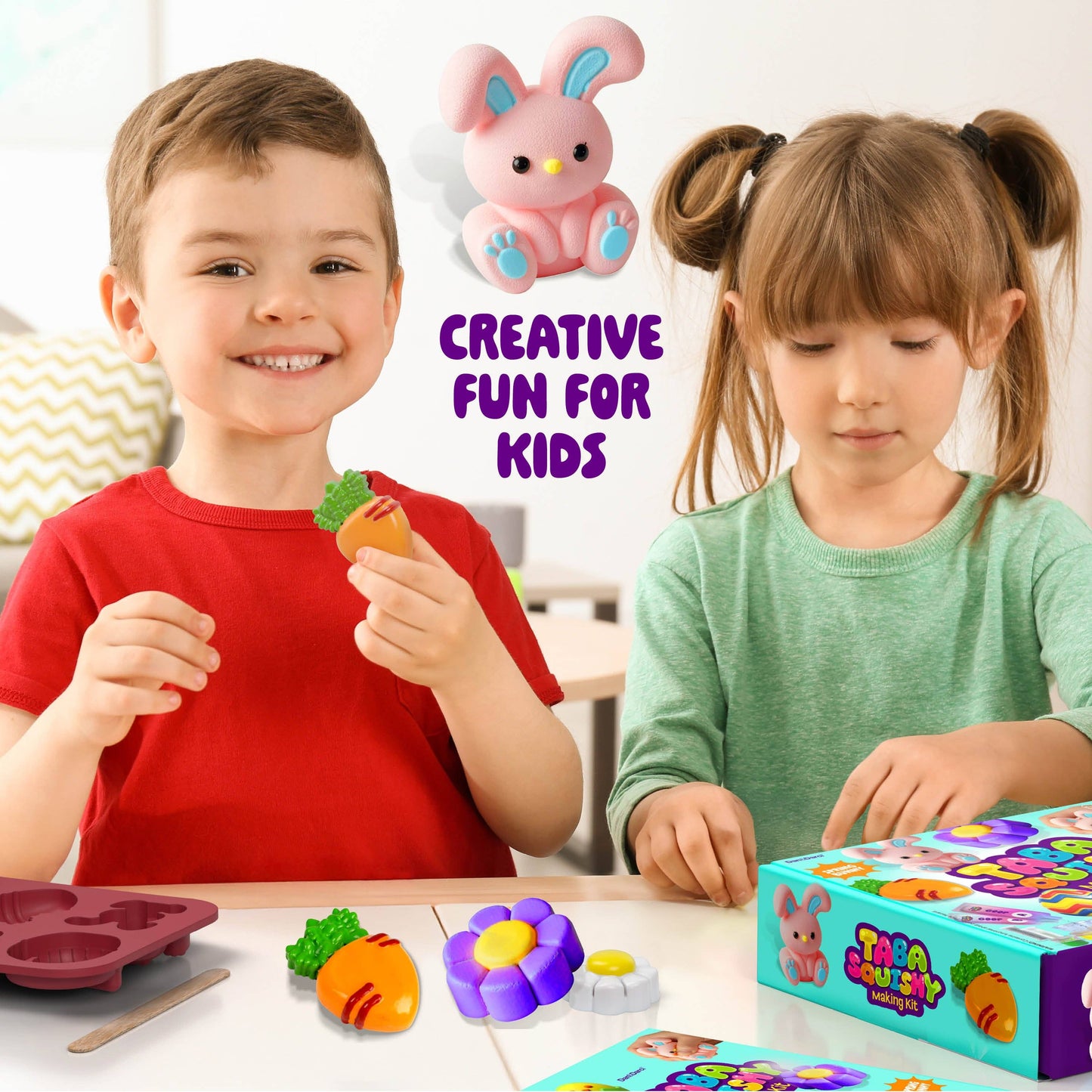"Egg-Squisitely Cute" 🥚 DIY Easter Squishy Making Kit by Dan&Darci