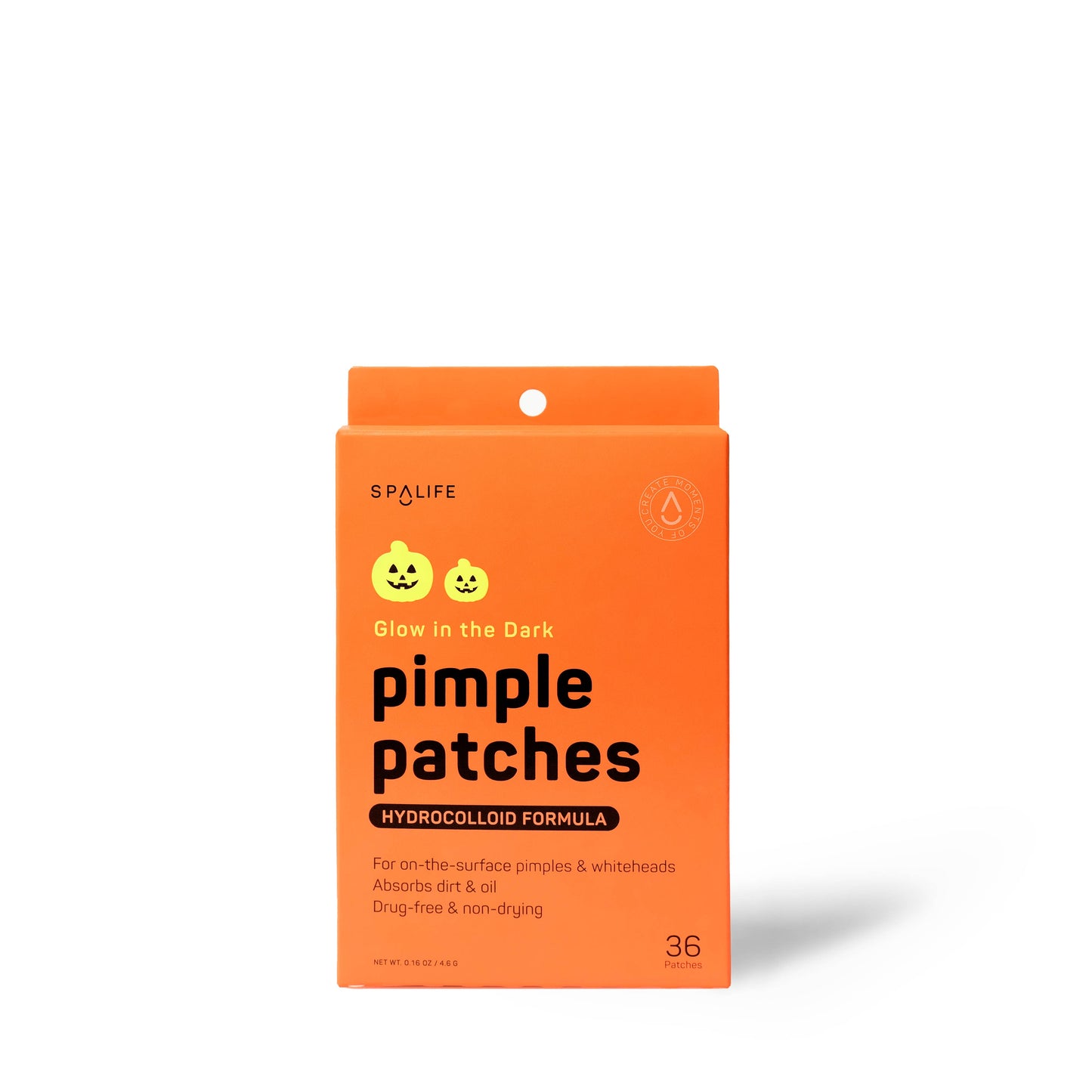 “Glow Up, Ghoul” 🎃 Glow in the Dark Pumpkin Halloween Pimple Patches