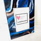 Luxury Blue Agate Picture Frame – Unique Resin Art Design 