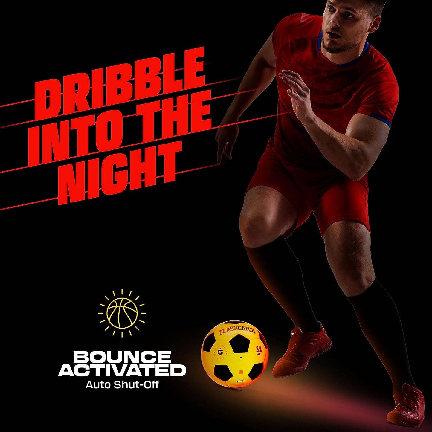 LED soccer ball for kids and adults
