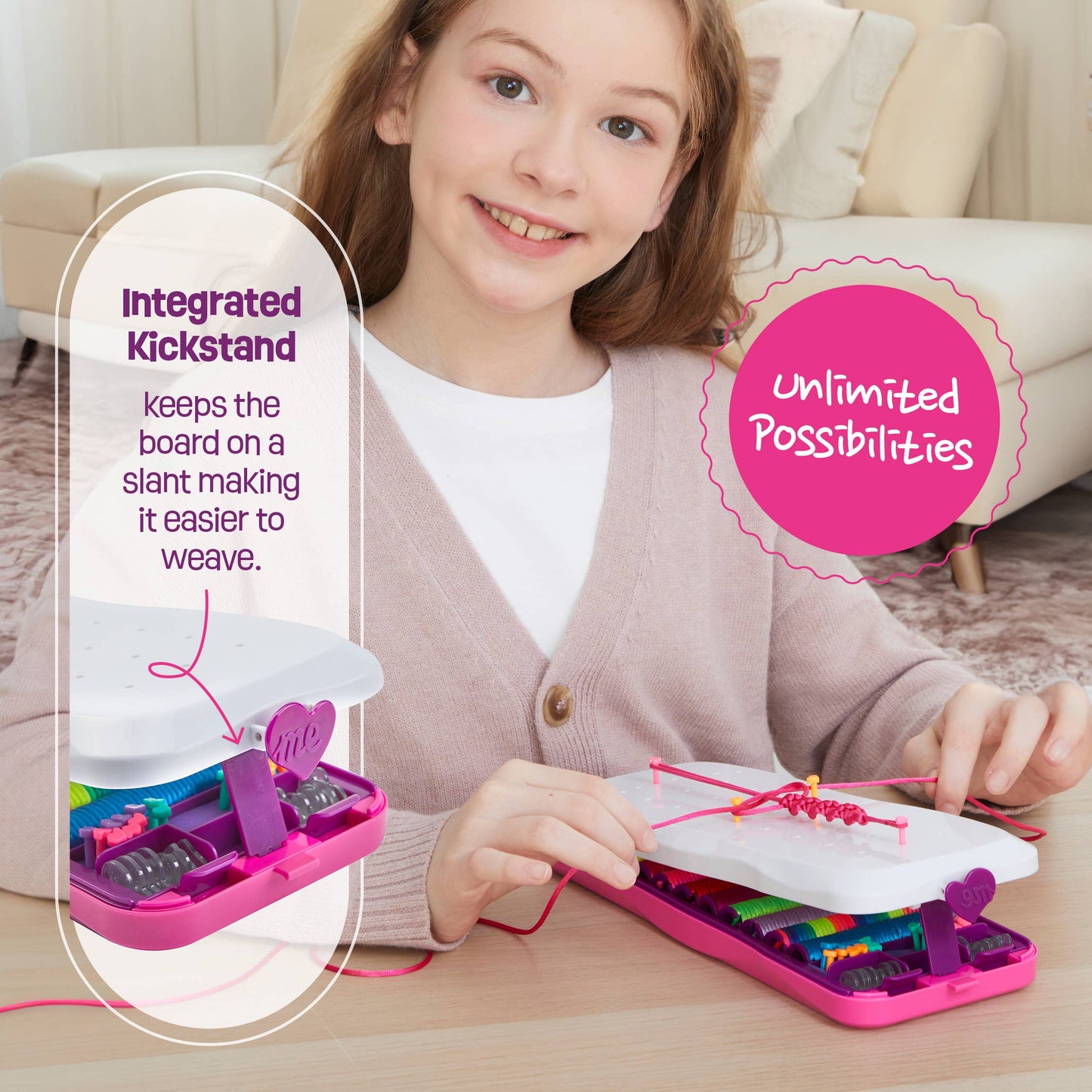 "BFF Beads" 💖 Friendship Bracelet Making Kit by Dan&Darci