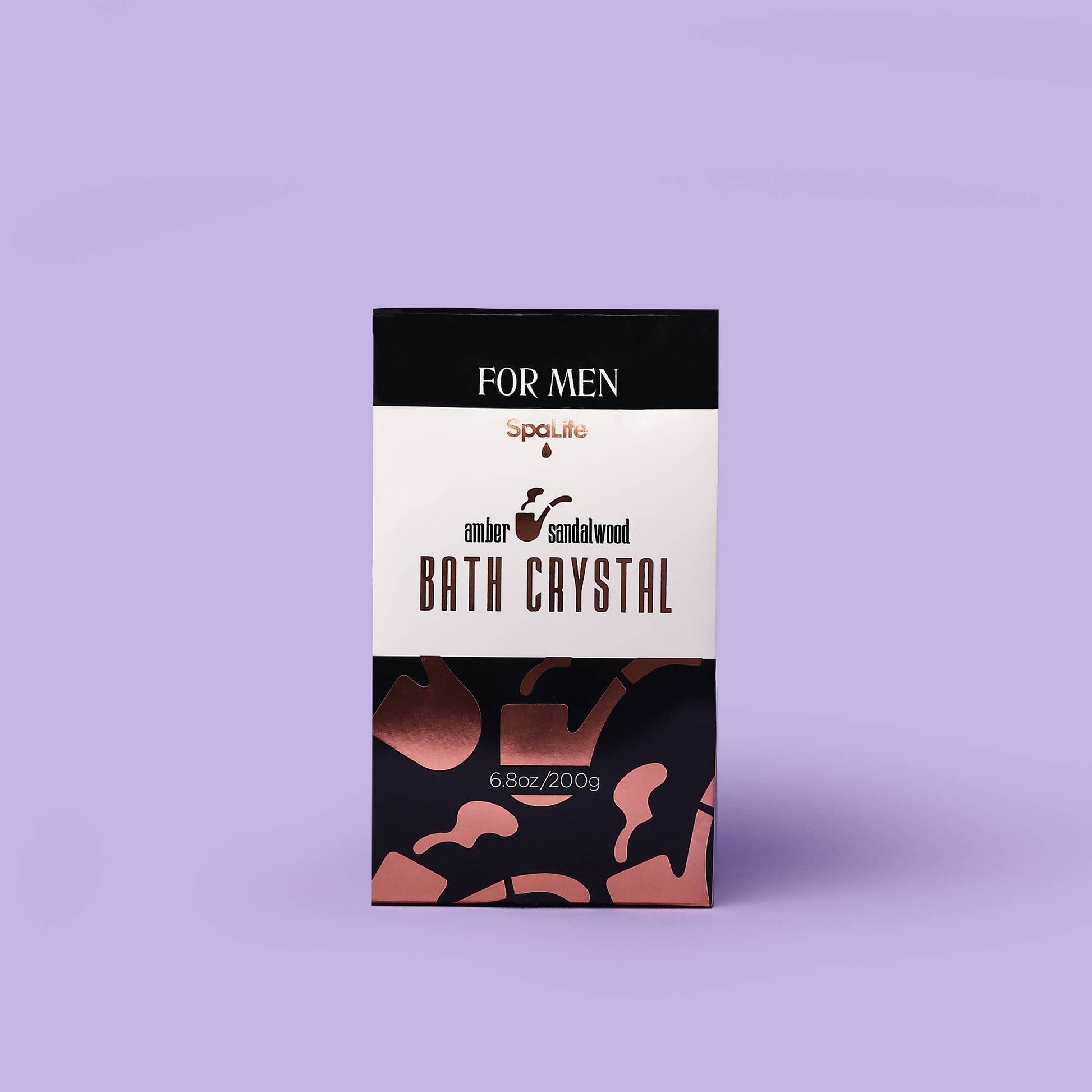 Bath crystals and bubble bath for men’s relaxation