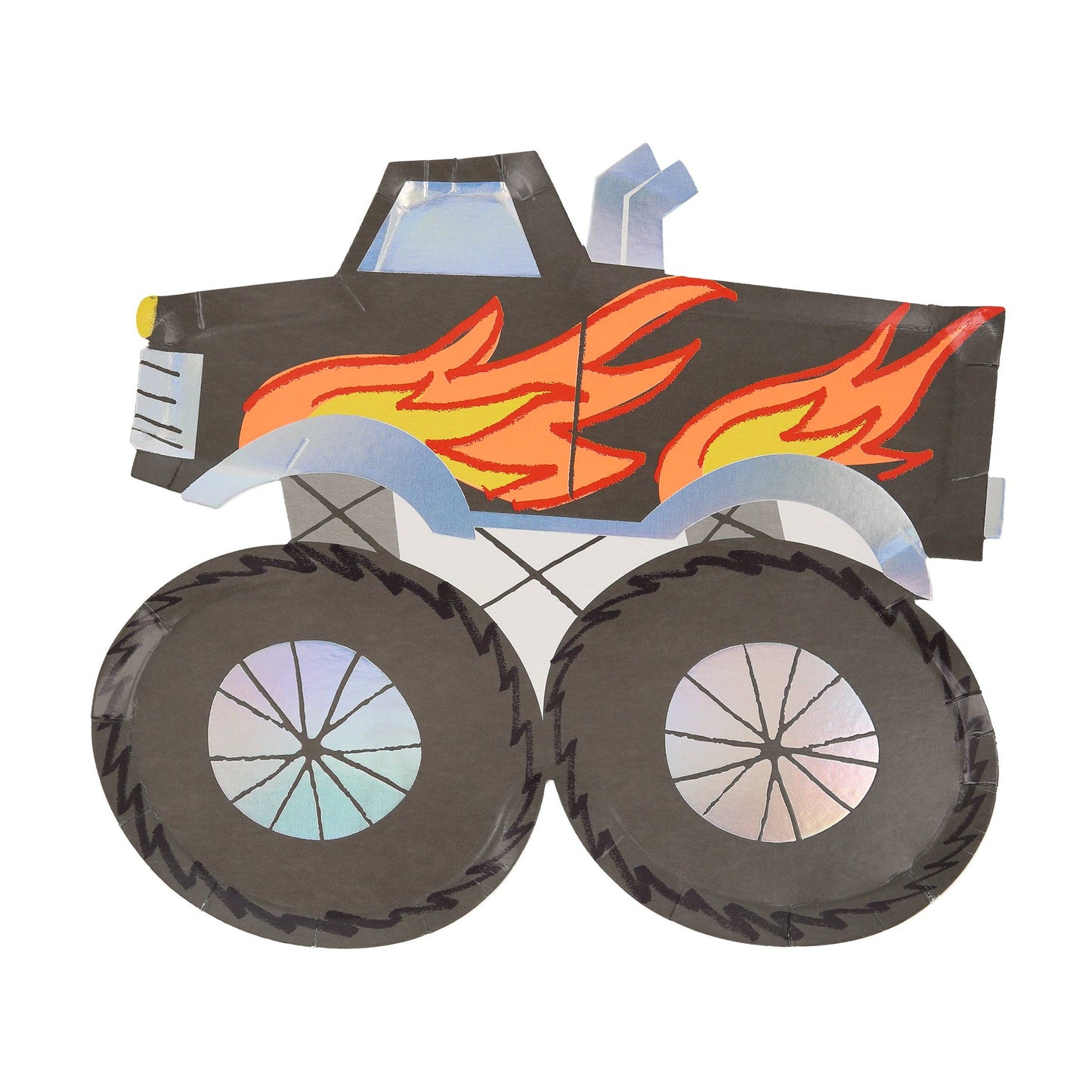 "Big Wheels" 🚛 Monster Truck Paper Plates by Meri Meri