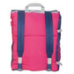 "Pack & Snooze" 🎒 Mimish Sleep-N-Pack Sleeping Bag — Raspberry Sorbet, Navy & Winterberry (Big Kid)