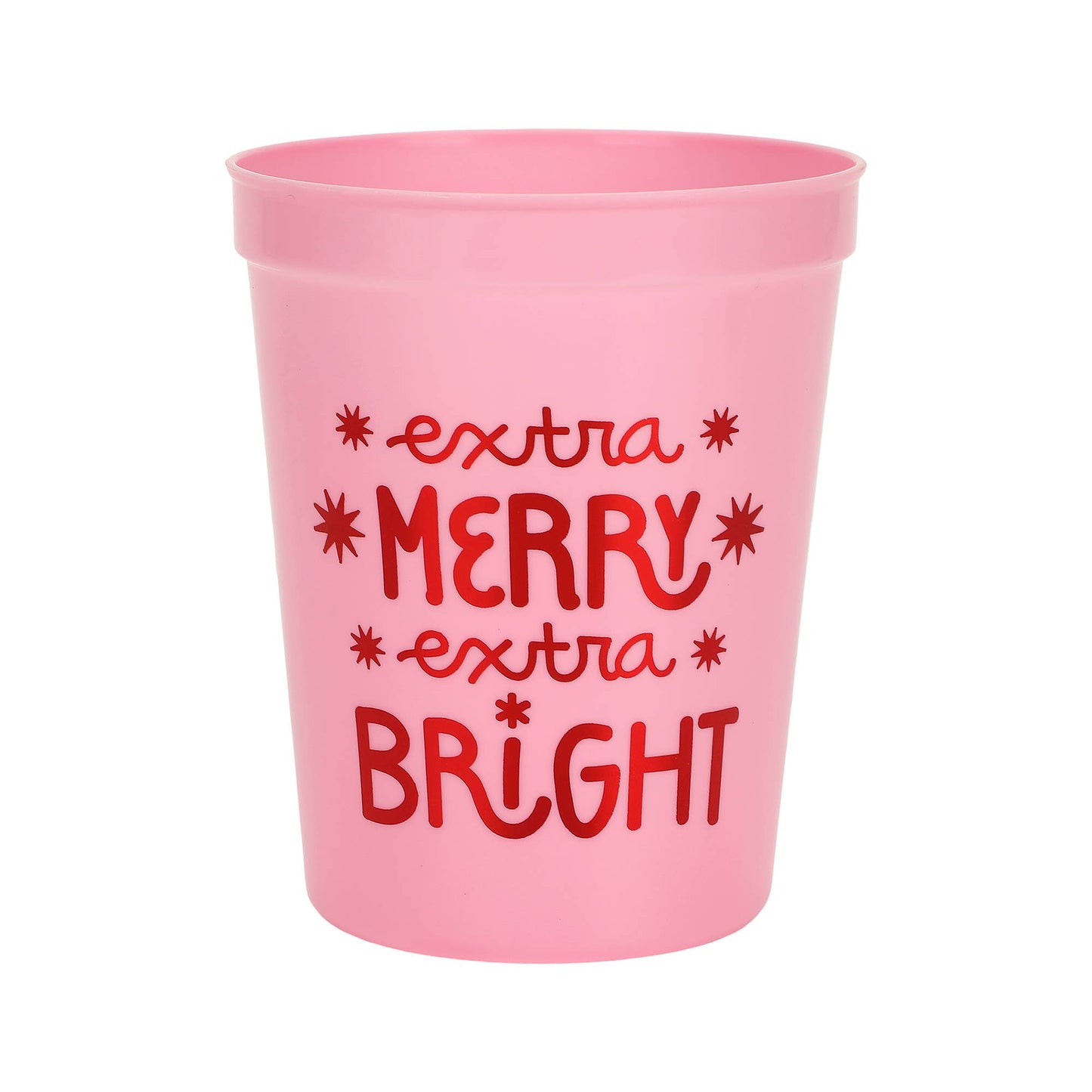 “Sip Happens” 🍸 Extra Merry Extra Bright Party Cups