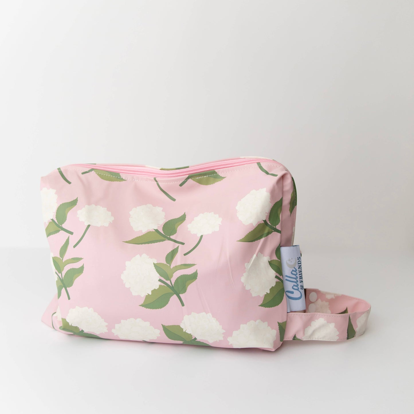 "Everything Wet" 💦 Brush Stripes Blue Wet Bag by Calla & Friends