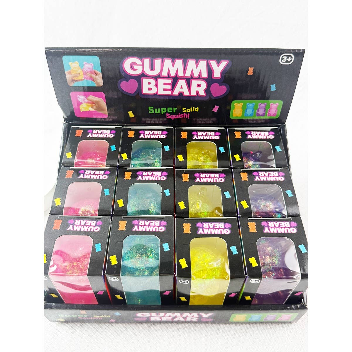 “Bear Market” 🐻 Glitter Gummy Bear Squishies (12-Pack) by Love and Repeat