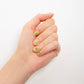 Glow in the dark nail stickers for kids, featuring 200 easy-to-use stickers that light up in the dark and fit comfortably on hands of all shapes and sizes, suitable for ages 3 and up.