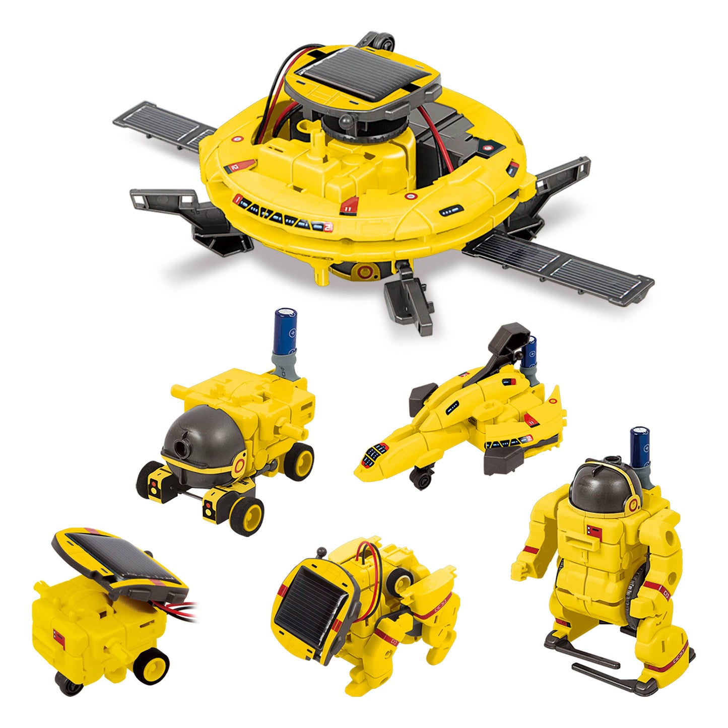 PicassoTiles 6-in-1 solar powered STEM robot kit