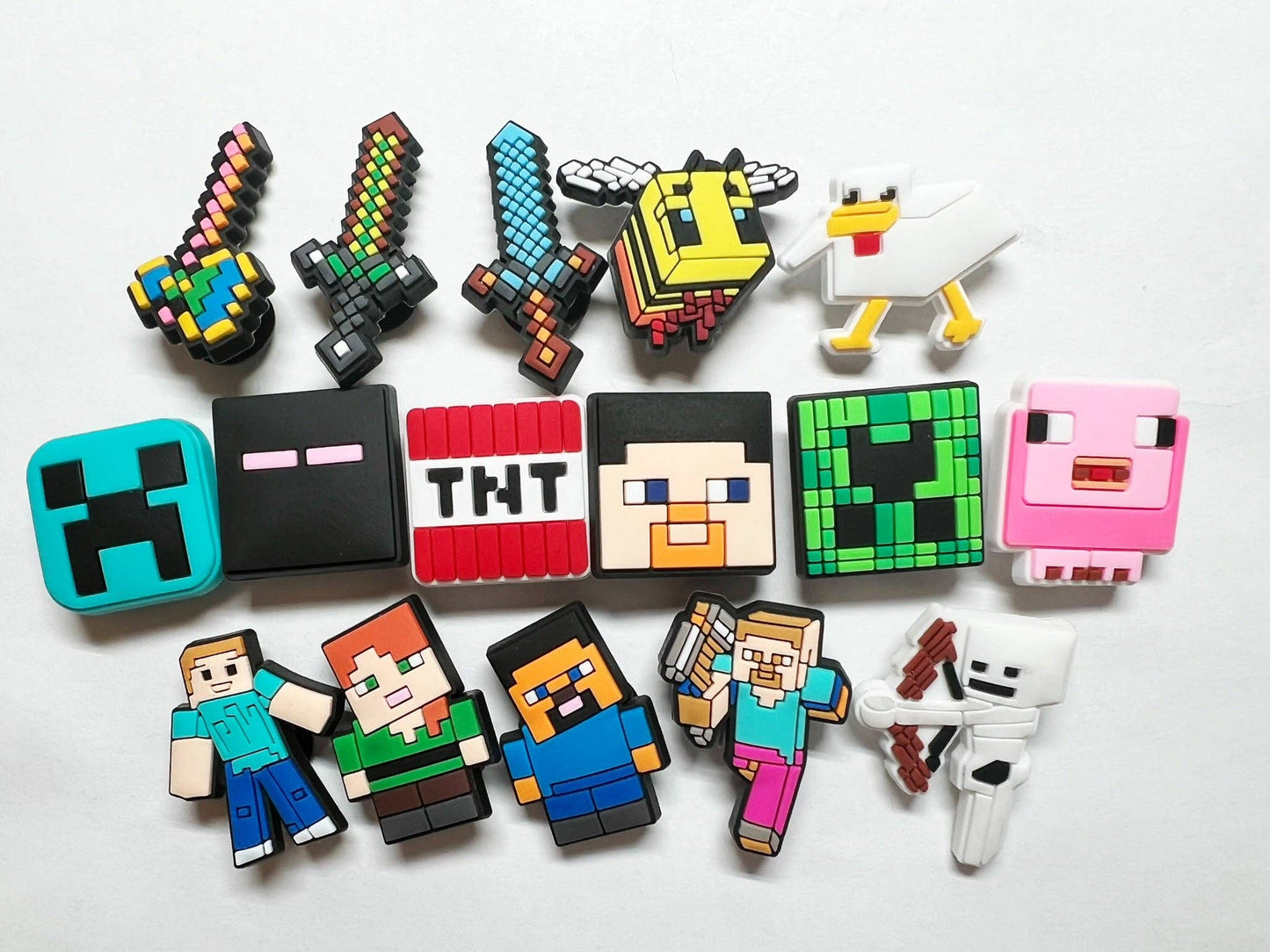 “Mine Your Style” ⛏️ Minecraft Croc Charms by JuliesDecal