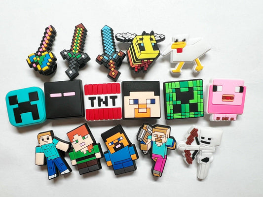 “Mine Your Style” ⛏️ Minecraft Croc Charms by JuliesDecal