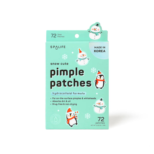 “Glow All the Way” 🌟 Holiday Snow Cute Hydrocolloid Pimple Patches by My Spa Life