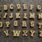"Letter Drop" ✨ Gold Bling Alphabet Croc Charm — Letter W by JuliesDecal