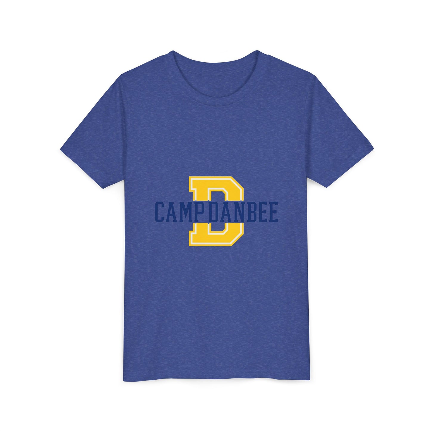 Youth Tee — 'Camp Danbee' Letterman D Logo Kids Shirt