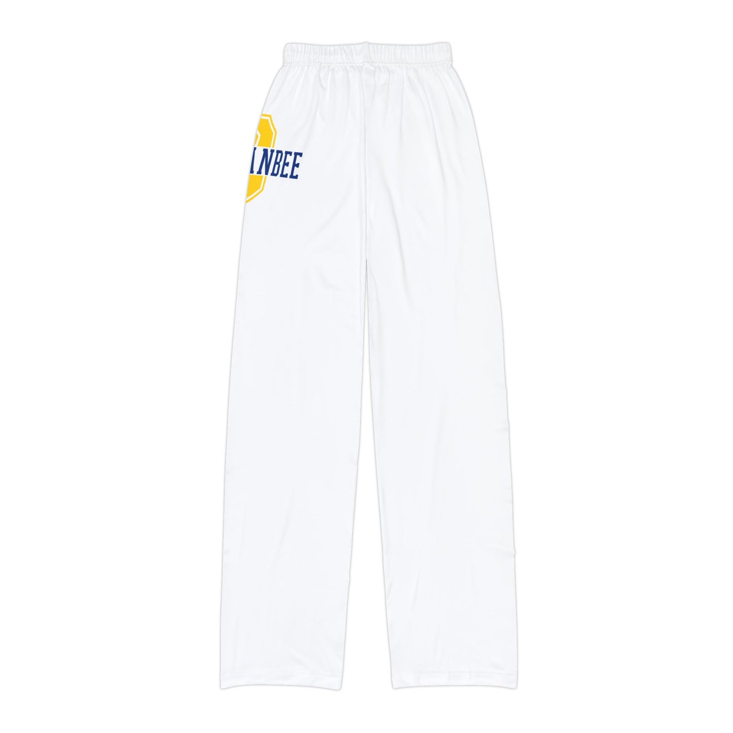 Kids Lounge Pants — 'Camp Day' Graphic White Cozy Sweatpants for Children