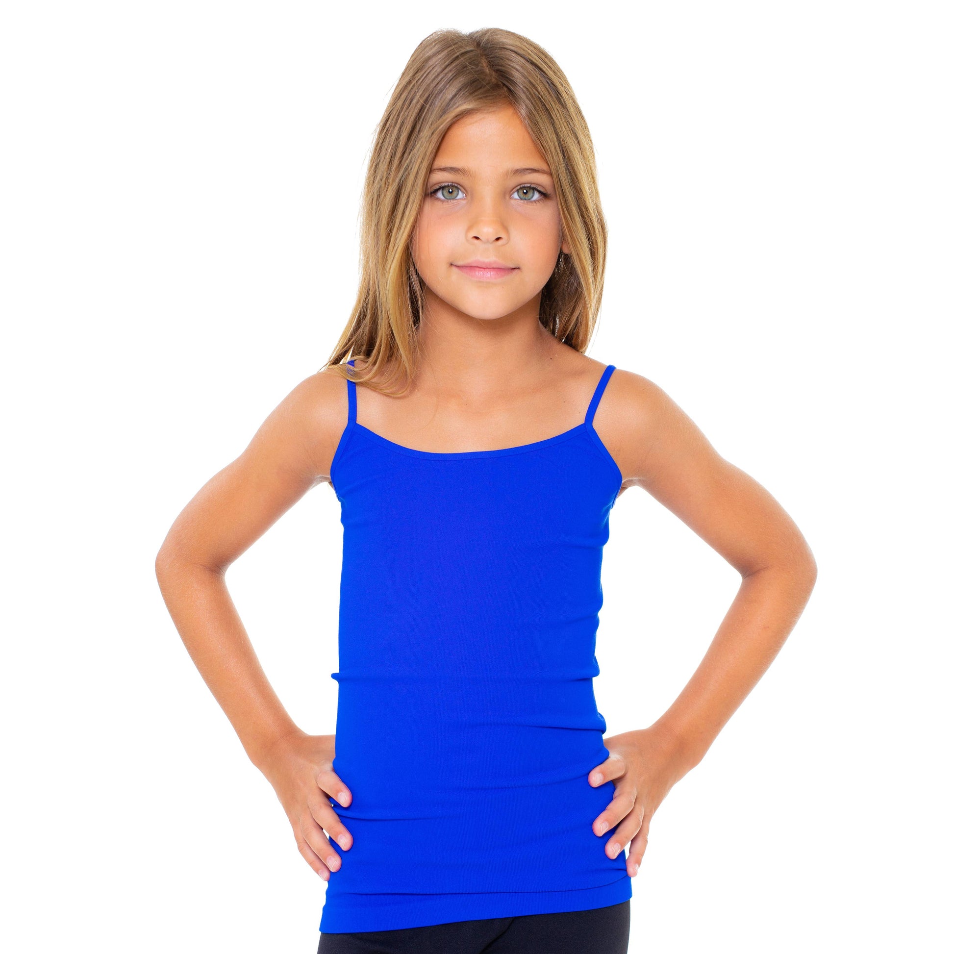 Girls dark emerald camisole spaghetti strap top