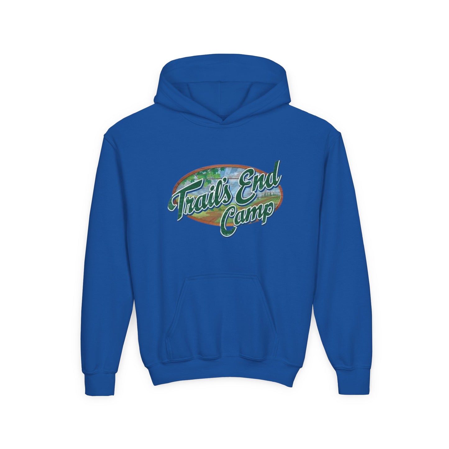 Youth Hoodie — Trails End Camp Retro Logo Sweatshirt