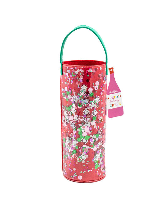 “Sip, Sip, Hooray” ✨🍷 Festive Confetti Wine Bag