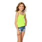 “Everyday Pop” ❤️ Red Girls Spaghetti Strap Layering Cami (One Size Girls Age 7-10) by Malibu Sugar