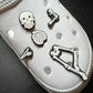 Waterproof PVC croc charms for him