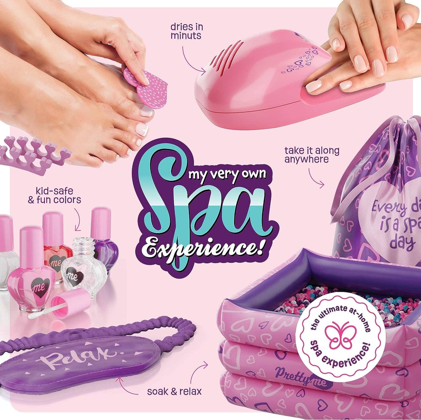 "Spa Day, Same Energy" 💅 Kids' Mani-Pedi Spa Gift Set by Dan&Darci