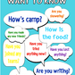 “Mom & Dad Want to Know...How's Camp?” 🎤 News from Home Greeting Card