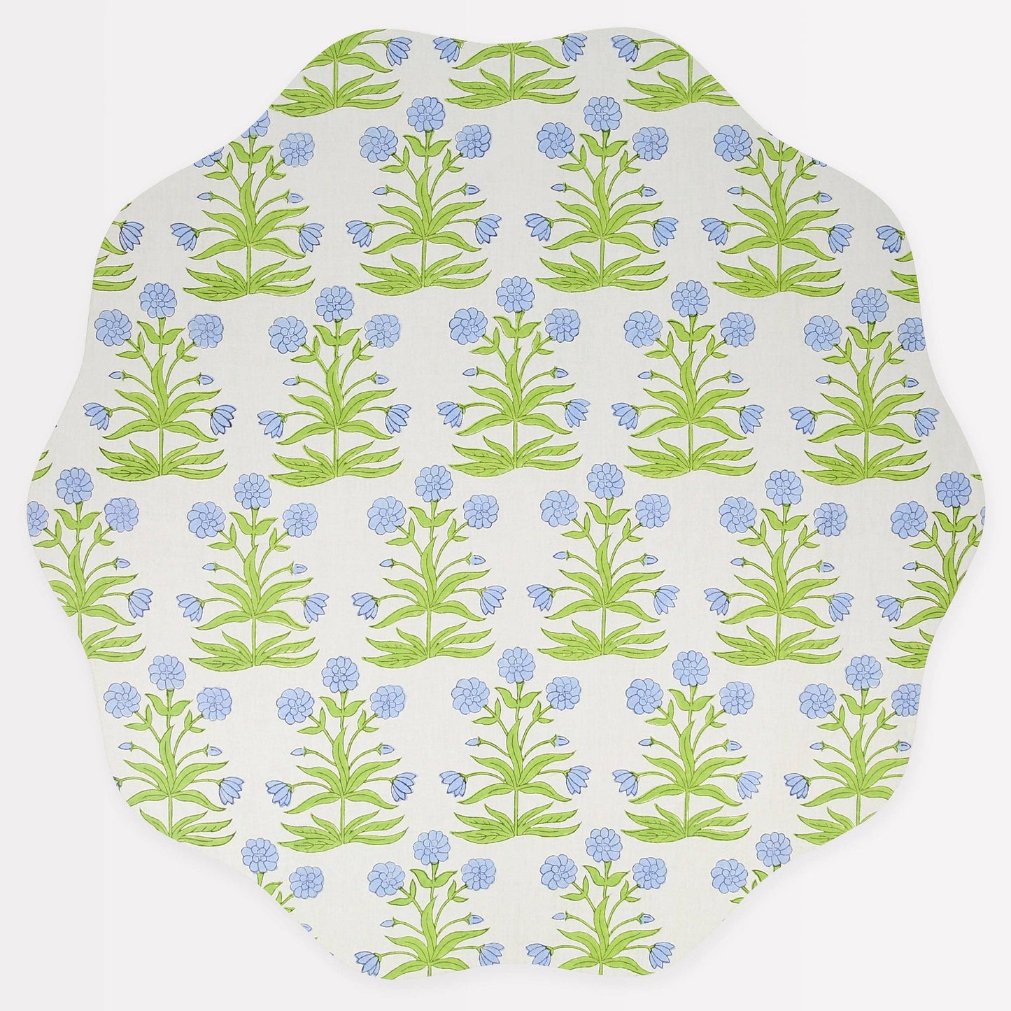 "Blue & Bloomed" 💙 Blue Flower Placemat by Meri Meri